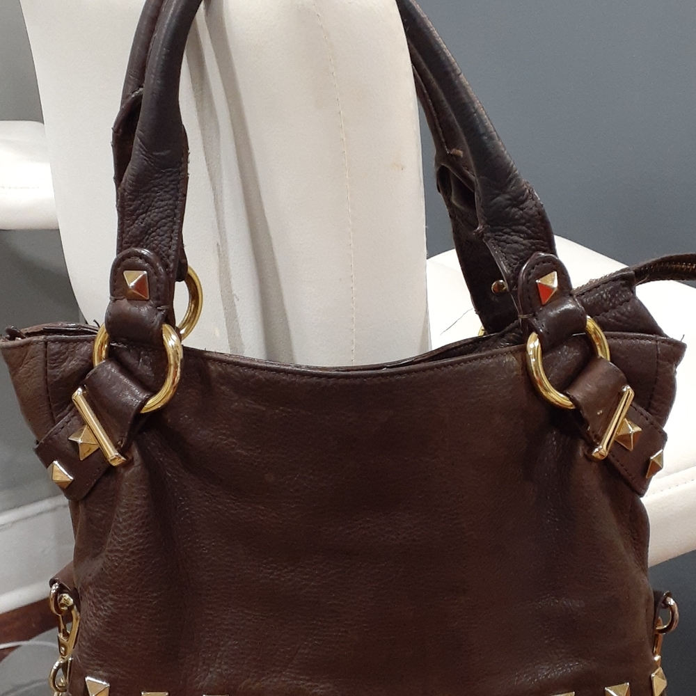 Cynthia Rowley brown  vegan leatherbrown s… - Picture 2 of 13